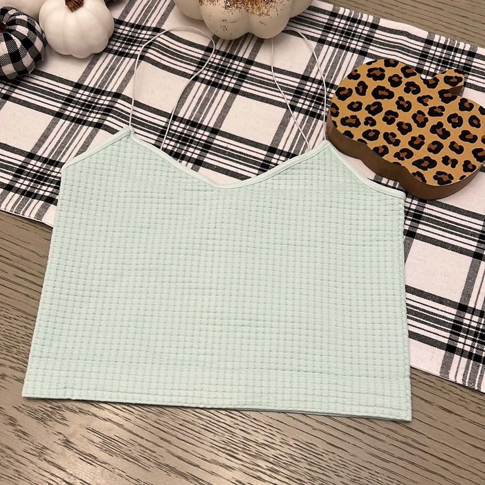NIKIBIKI Waffle Crop Cami